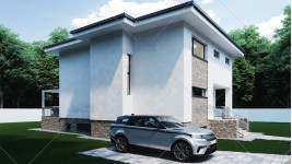 Proiect casa parter + etaj (200mp) - Noria